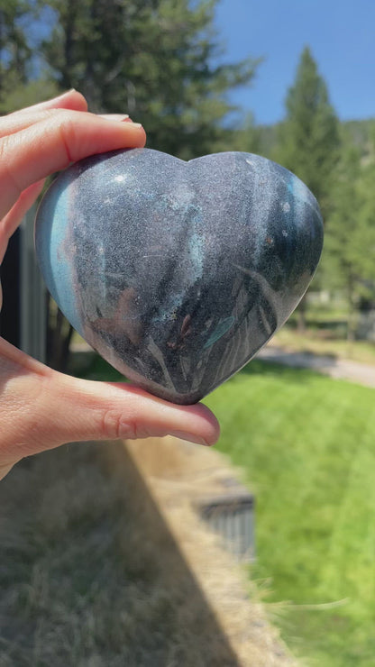 Blue Trolleite Heart - 71