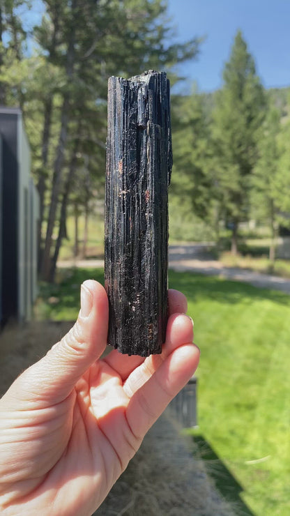 Black Tourmaline with Mica Free Form - 20A