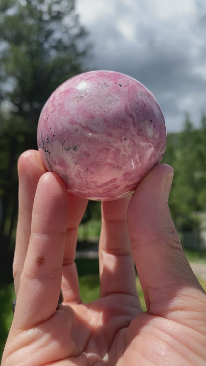 Rhodonite Sphere - 62