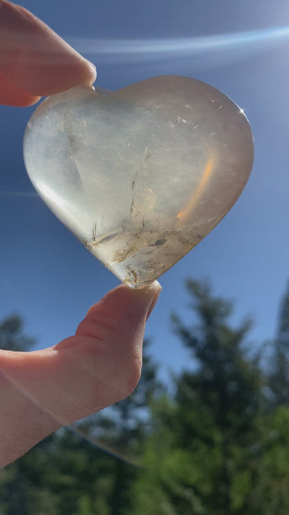Natural Citrine Heart - 98