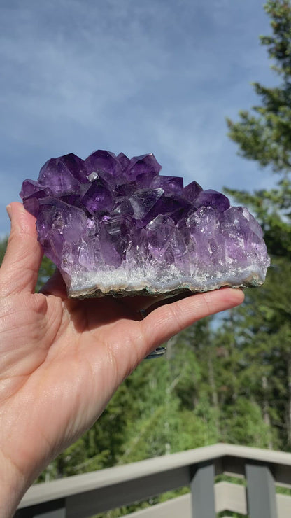 Purple Amethyst Cluster - 206