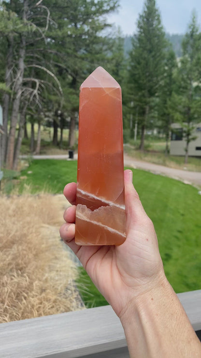 Honey Calcite Tower - 88