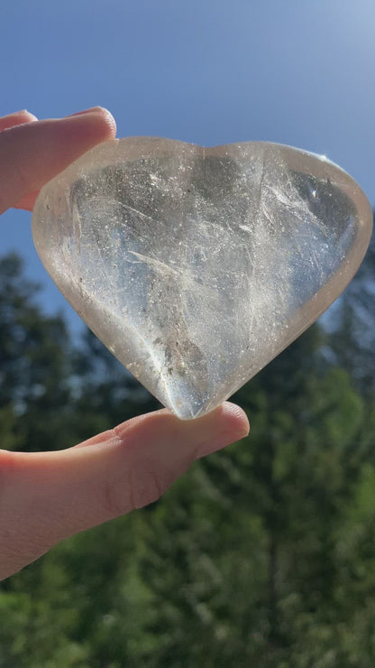Natural Citrine Heart - 192