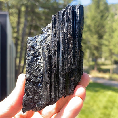 Black Tourmaline with Mica Free Form - 26B - Starseed Collective