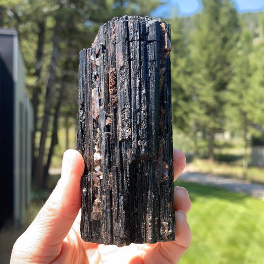 Black Tourmaline with Mica Free Form - 43 - Starseed Collective
