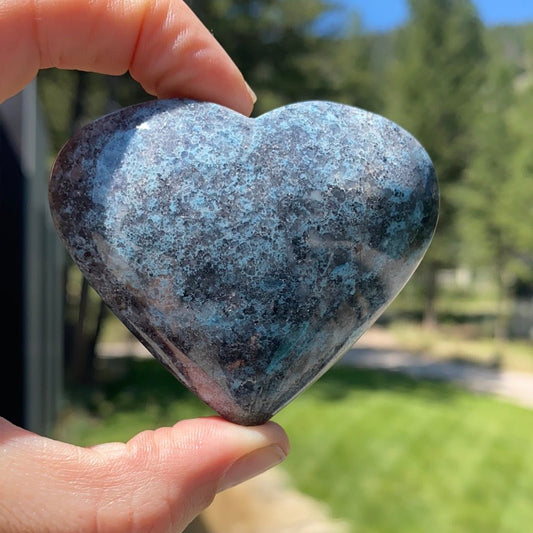 Blue Trolleite Heart - 23A - Starseed Collective
