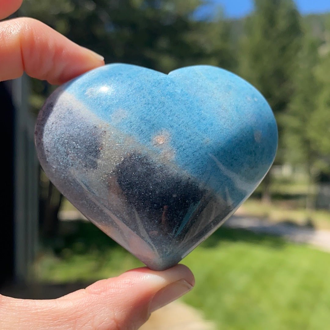 Blue Trolleite Heart - 31B - Starseed Collective
