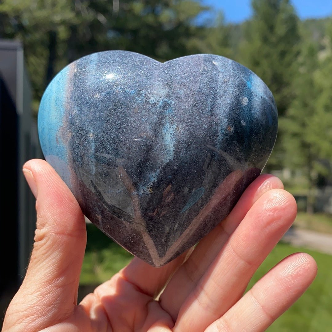 Blue Trolleite Heart - 71 - Starseed Collective