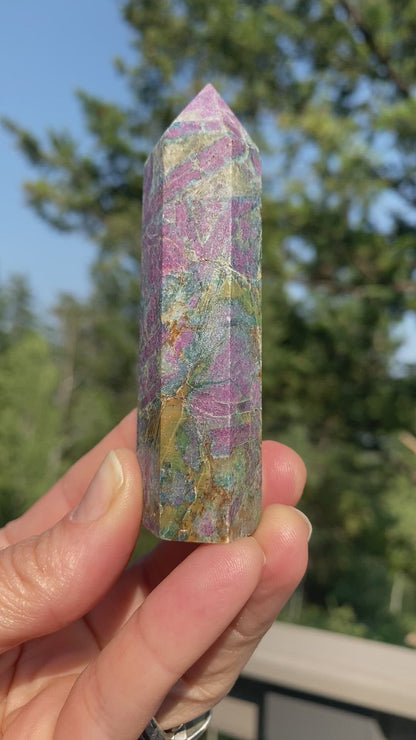 Ruby Kyanite Tower - 25