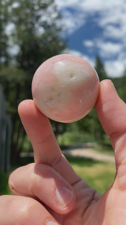 Pink Opal Sphere - 36