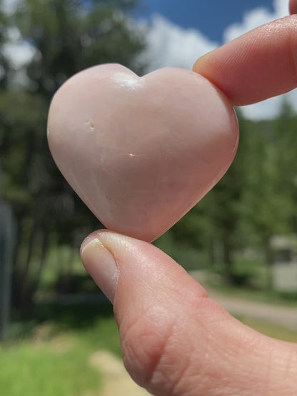 Pink Opal Heart - 21C