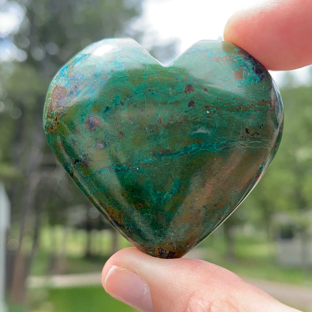 Chrysocolla Heart - 29 - Starseed Collective