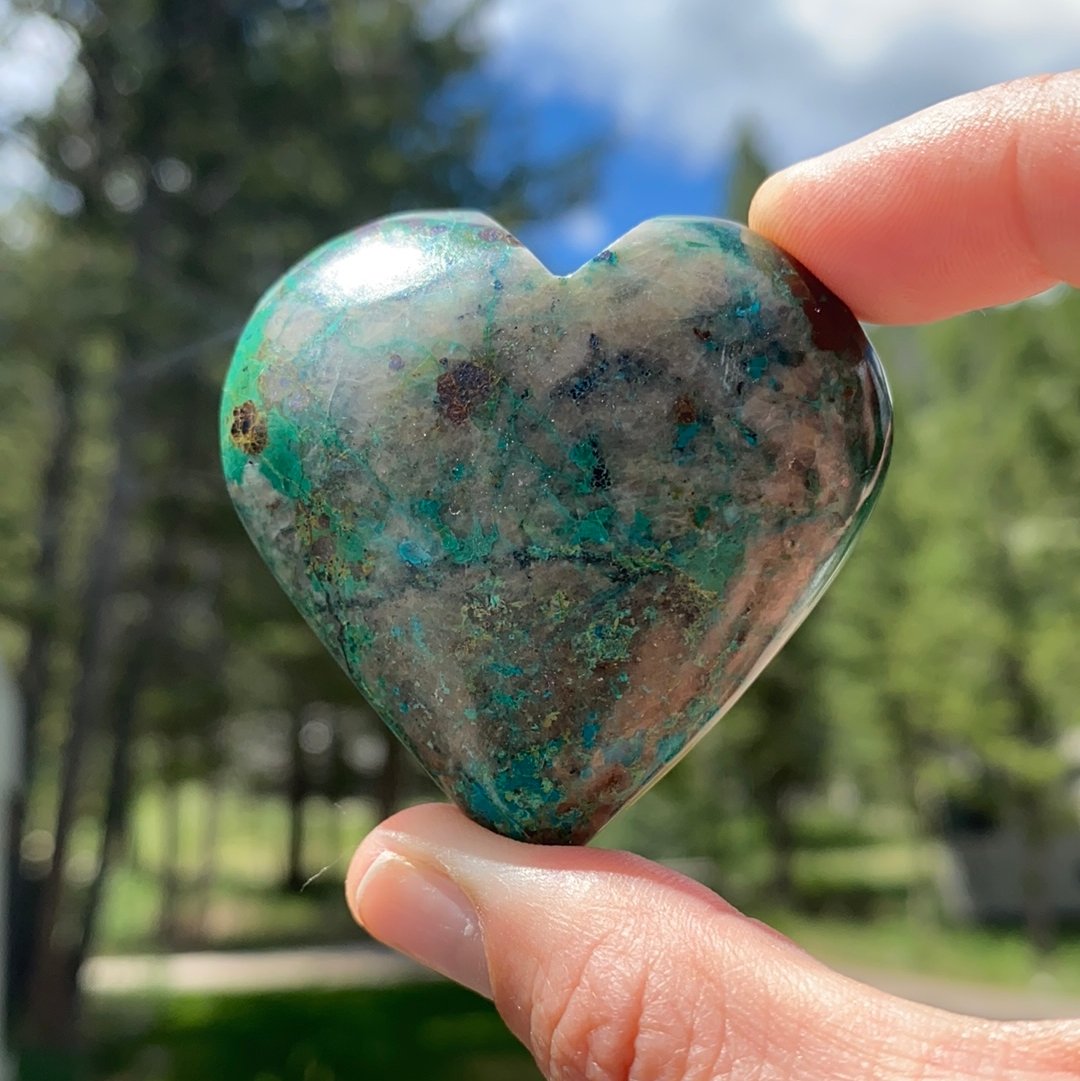 Chrysocolla Heart - 33A - Starseed Collective