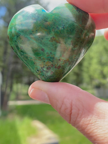 Chrysocolla Heart - 42
