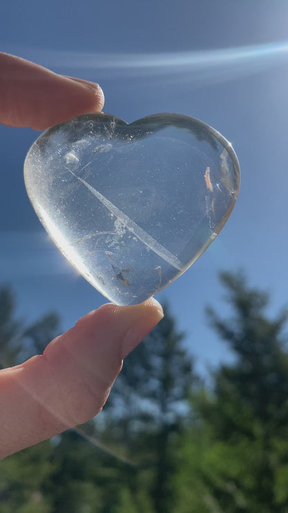 Natural Citrine Heart - 43A