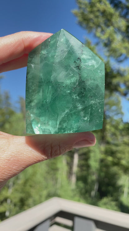 Green Fluorite Free Form - 117