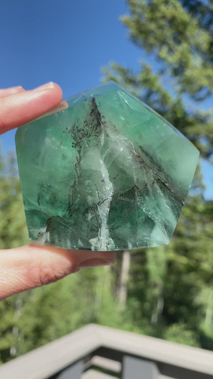 Green Fluorite Free Form - 134