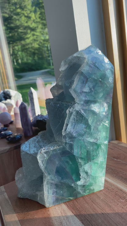 Rainbow Fluorite Free Form - 887