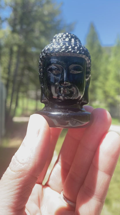 Black Obsidian Buddha - 49