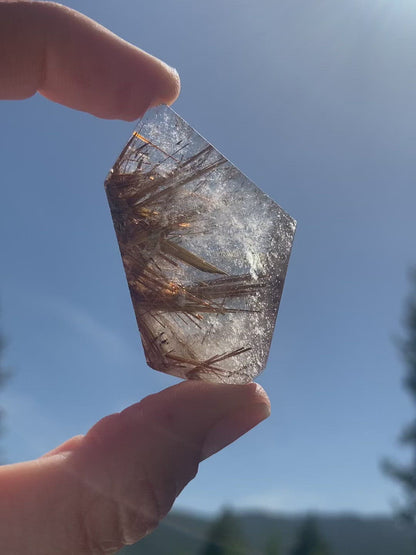 Rutilated Quartz Free Form - 57B