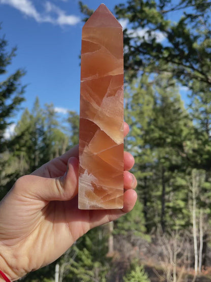 Honey Calcite Tower - 65