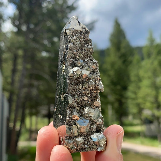 Gold Pyrite Tower - 61B - Starseed Collective