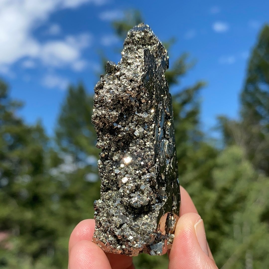Gold Pyrite Tower - 64 - Starseed Collective
