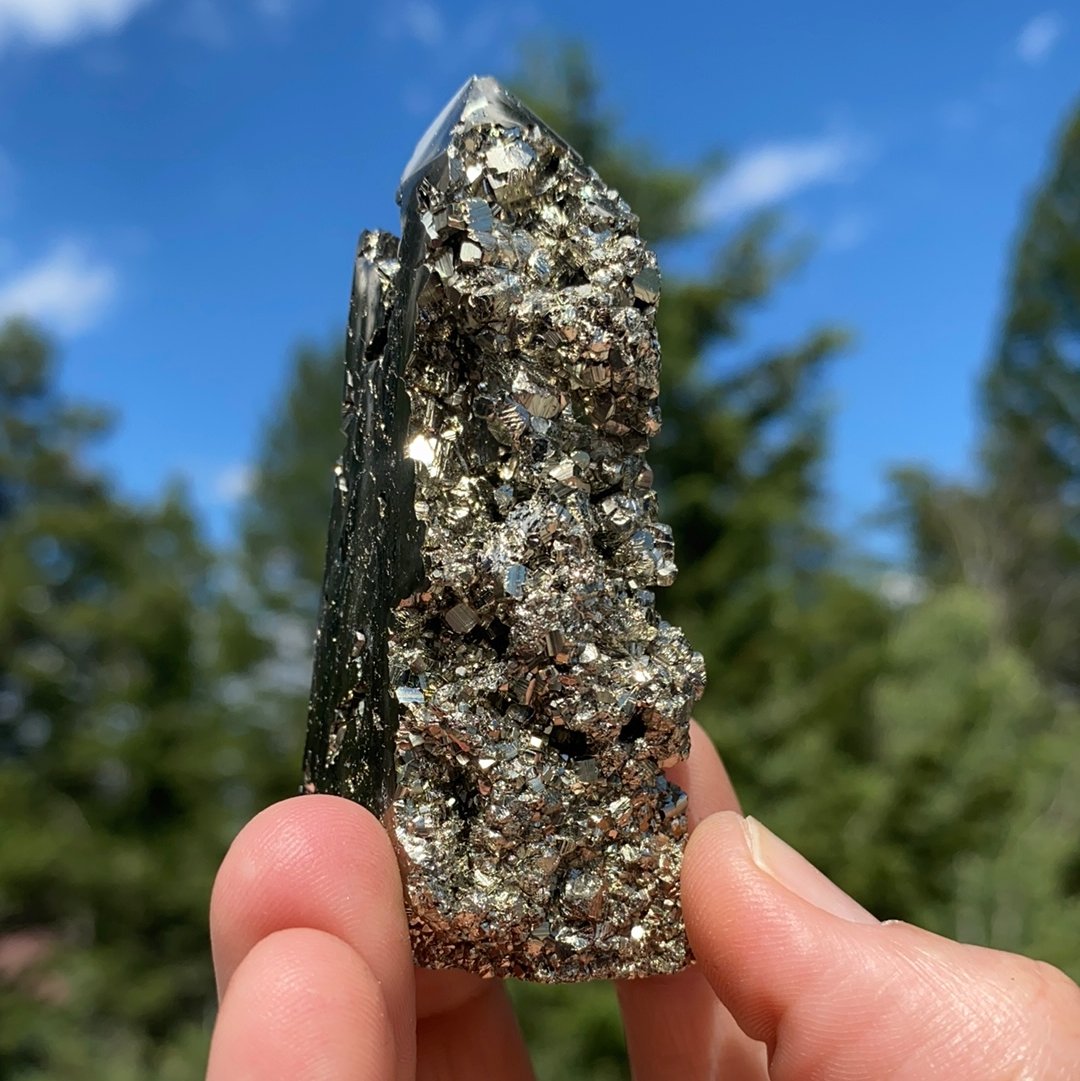 Gold Pyrite Tower - 66 - Starseed Collective