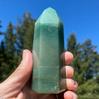 Green Aventurine Tower - 36 - Starseed Collective