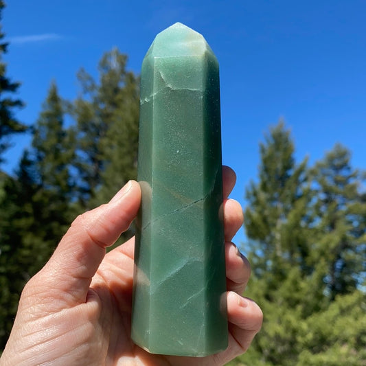 Green Aventurine Tower - 55 - Starseed Collective