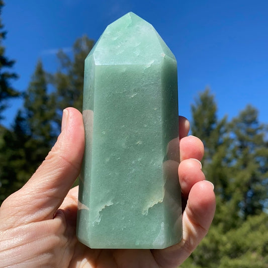 Green Aventurine Tower - 65 - Starseed Collective
