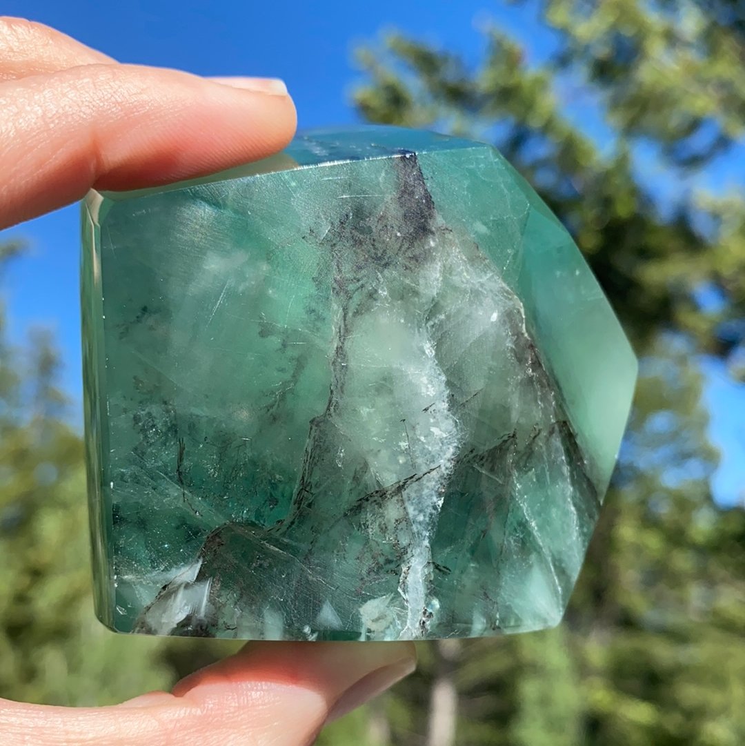 Green Fluorite Free Form - 134 - Starseed Collective