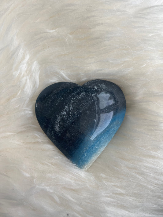 Blue Trolleite Heart - 53