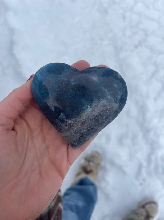 Blue Trolleite Heart - 63