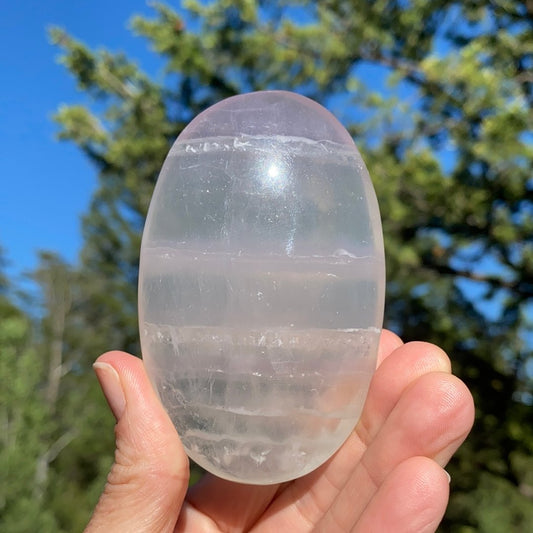 Lavendar Fluorite Palm - 65 - Starseed Collective