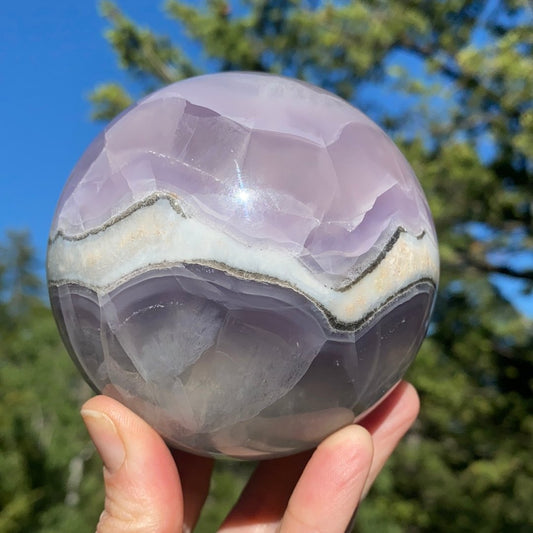 Lavendar Fluorite Sphere - 275 - Starseed Collective