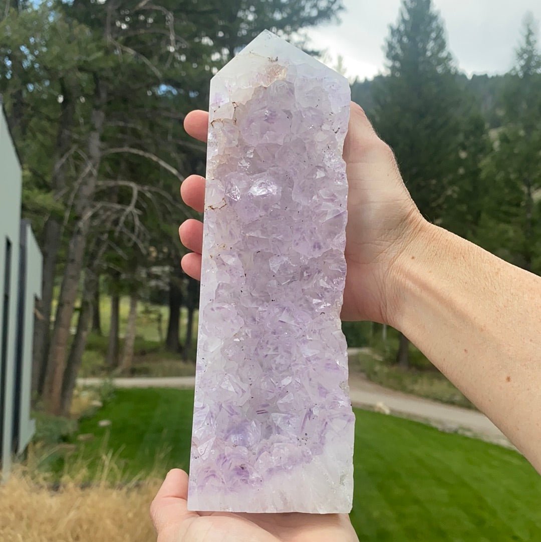 Lavender Amethyst Tower - 574 - Starseed Collective