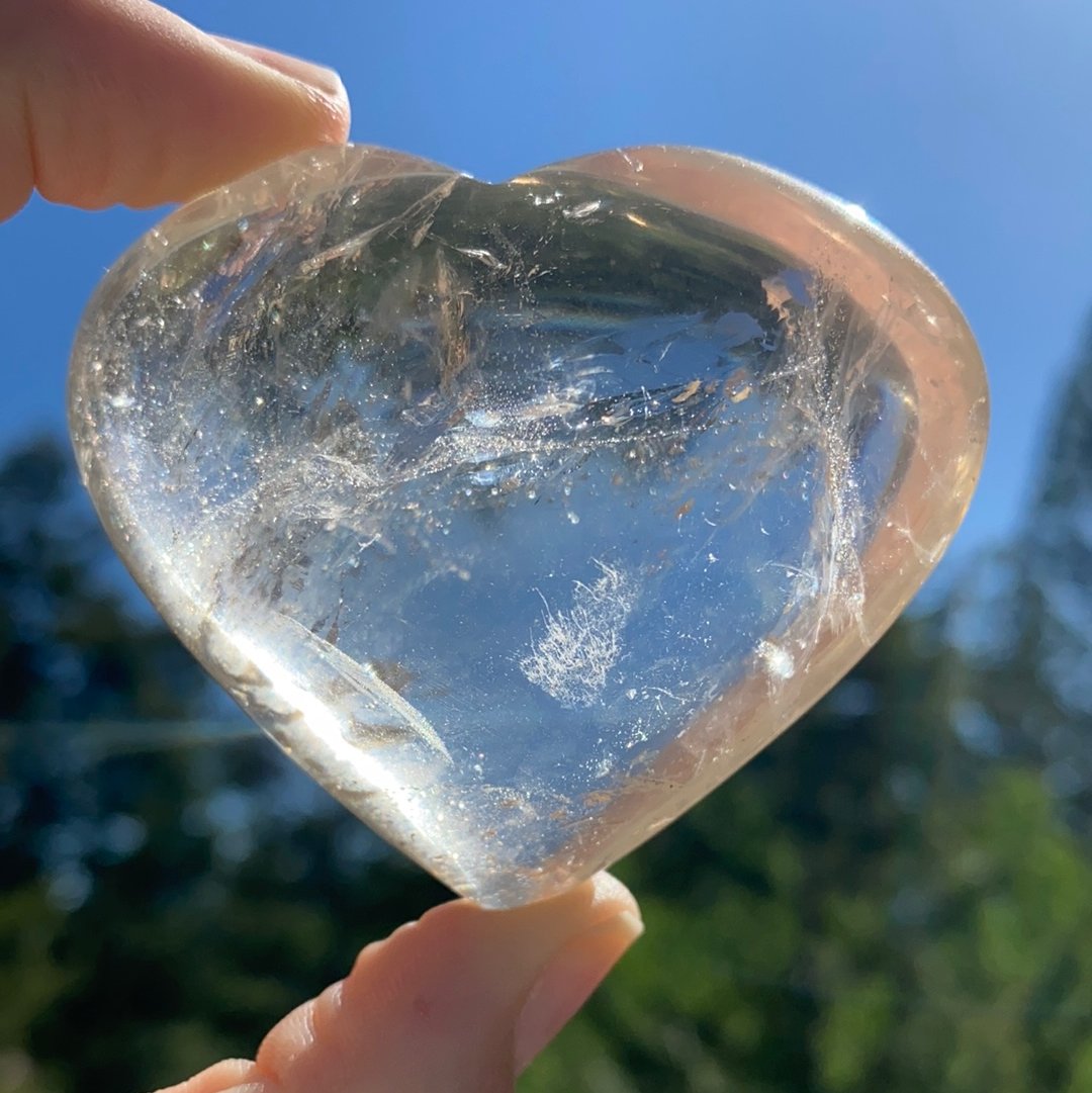 Natural Citrine Heart - 132A - Starseed Collective