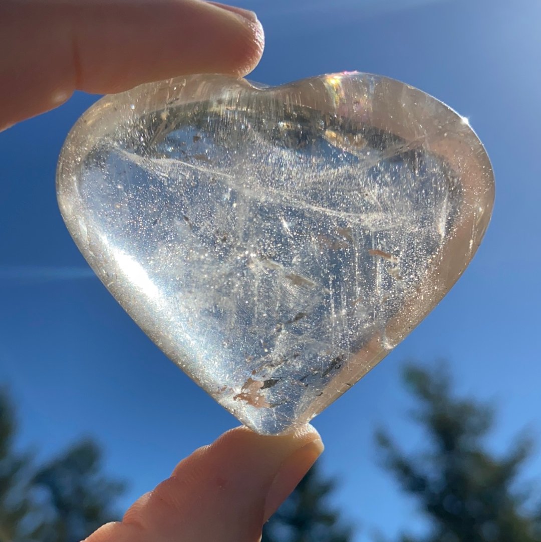 Natural Citrine Heart - 83B - Starseed Collective
