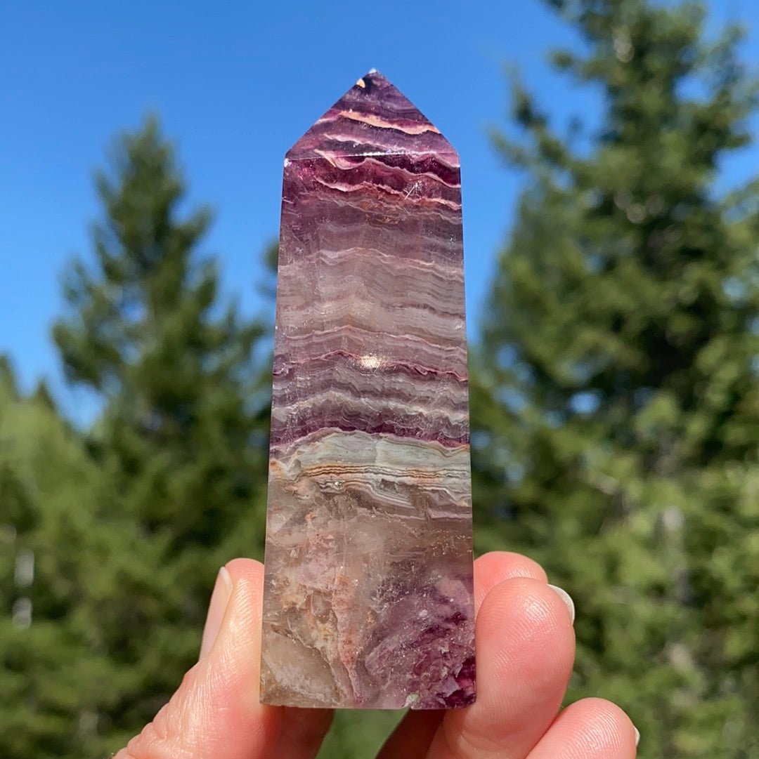 Pink Fluorite Tower - 53 - Starseed Collective