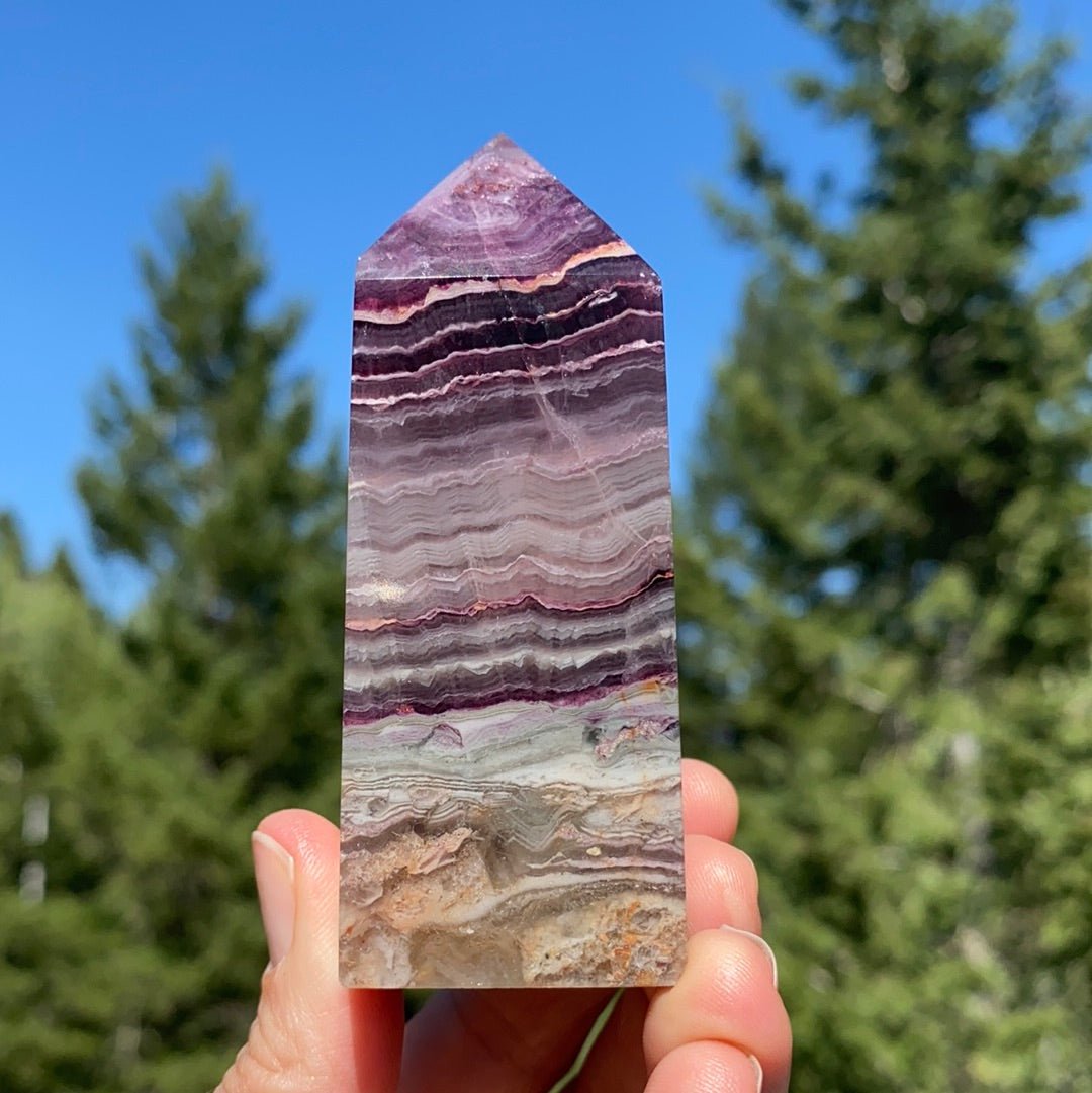 Pink Fluorite Tower - 71 - Starseed Collective