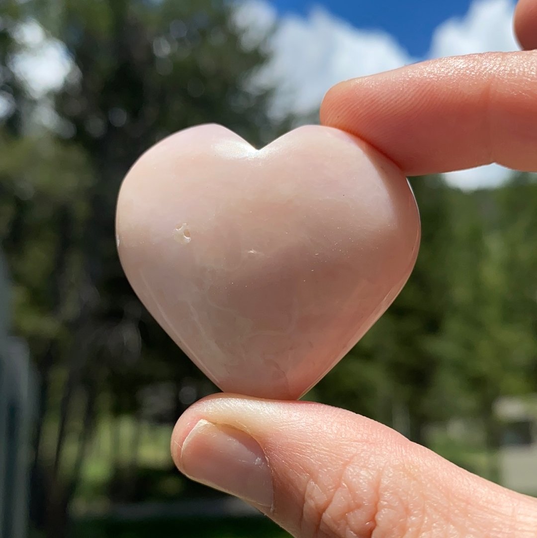 Pink Opal Heart - 21C - Starseed Collective