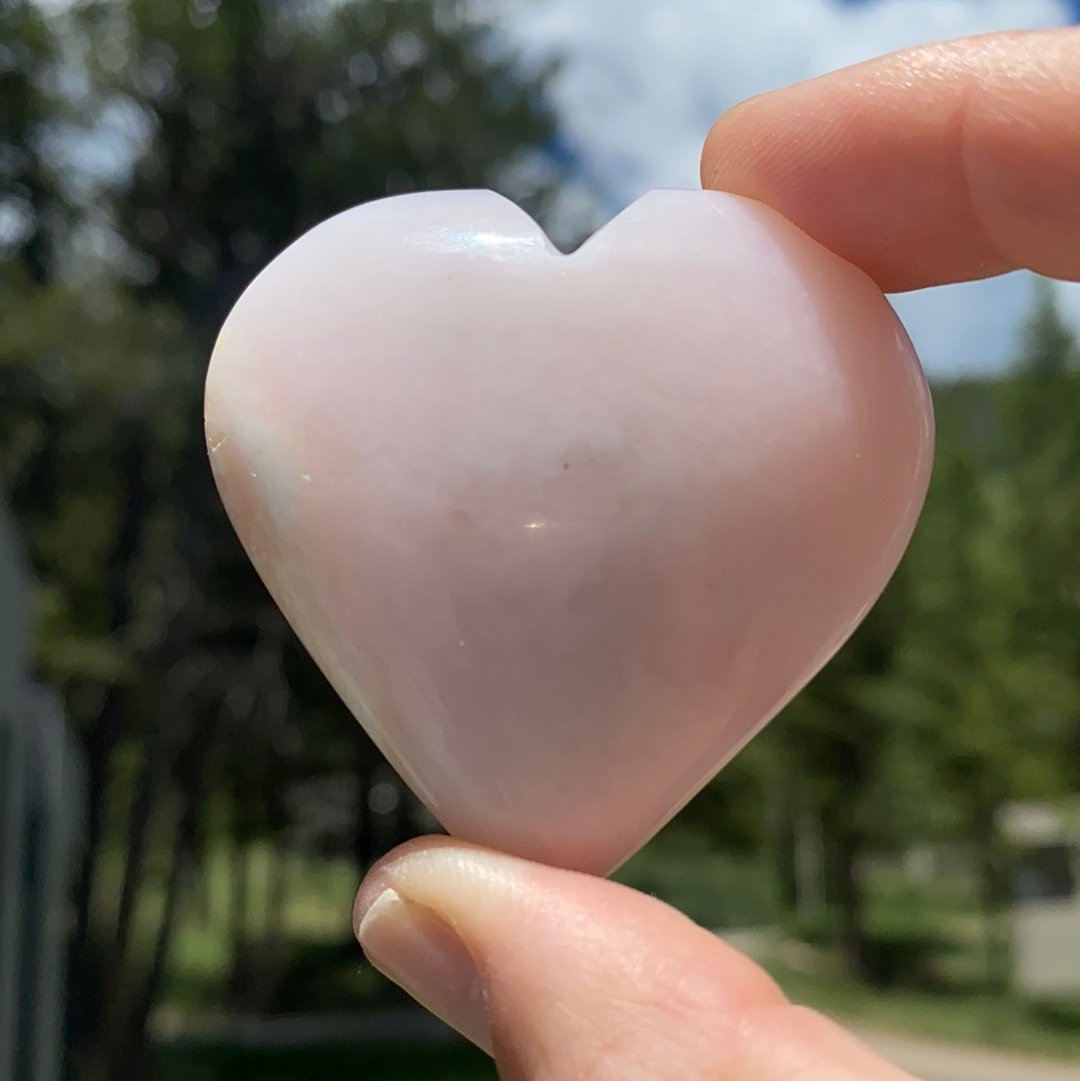 Pink Opal Heart - 30C - Starseed Collective