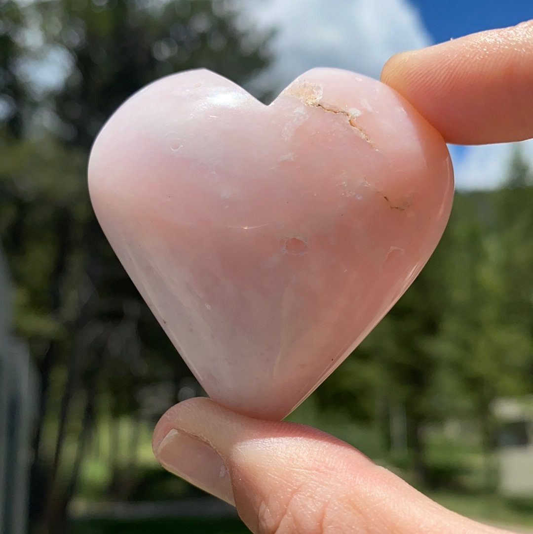 Pink Opal Heart - 30D - Starseed Collective
