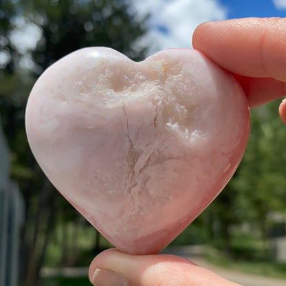 Pink Opal Heart - 58 - Starseed Collective