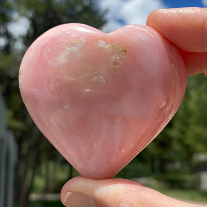 Pink Opal Heart - 58 - Starseed Collective