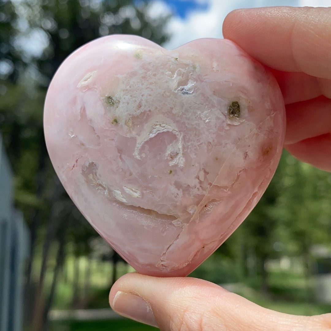 Pink Opal Heart - 68 - Starseed Collective