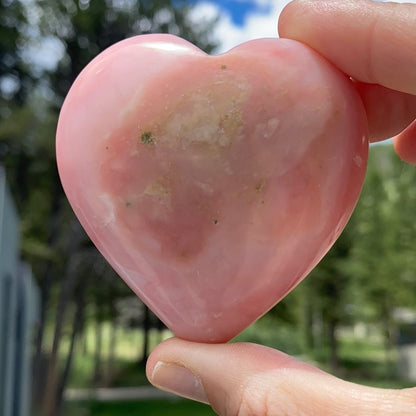 Pink Opal Heart - 68 - Starseed Collective