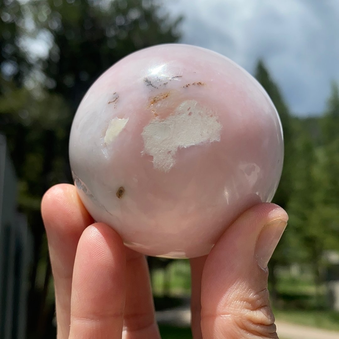 Pink Opal Sphere - 161 - Starseed Collective