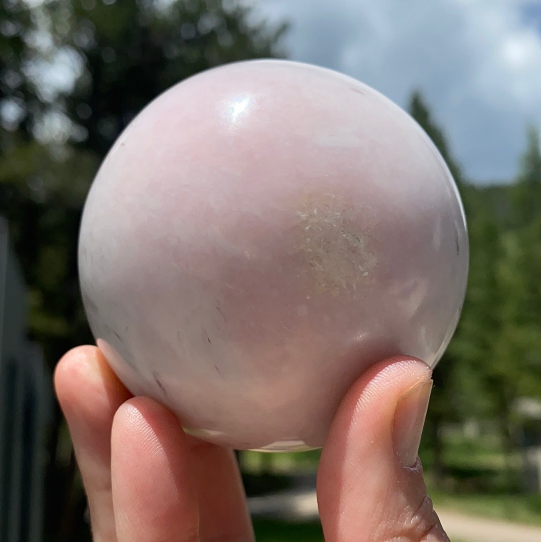Pink Opal Sphere - 264 - Starseed Collective